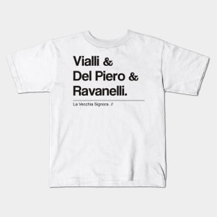 The Legends Of La Vecchia Signora Kids T-Shirt